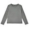 【日本製】 tシャツ レディース 長袖 インナー 薄手 柔らかい ストレッチ 無地 クルーネック グレー(FL22FW-007W-gr)